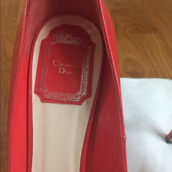 Christian Dior open toe high heeled pump - Picture 5 of 5